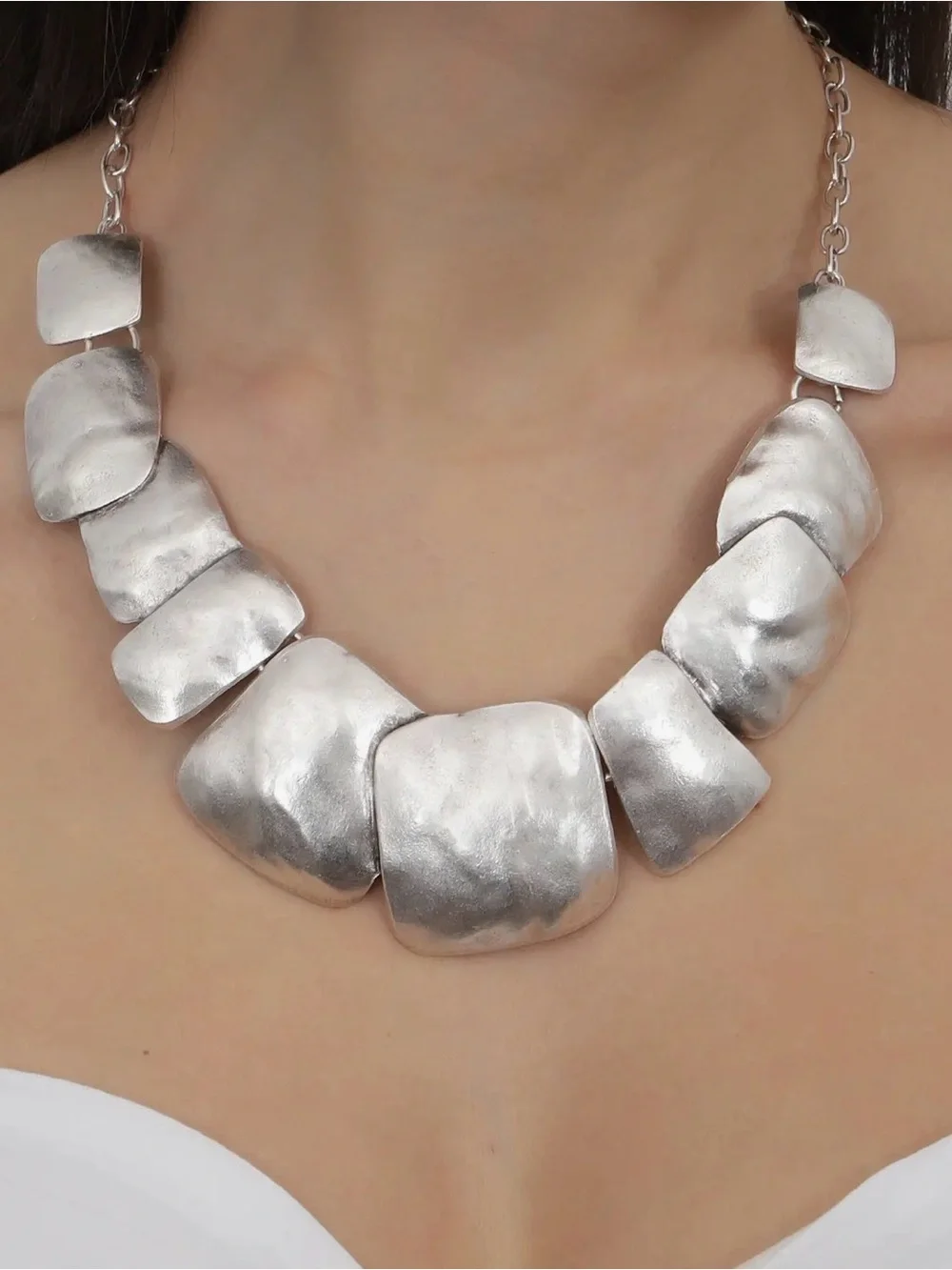 Silver Statement Fine Silver Plated Jewelry Set